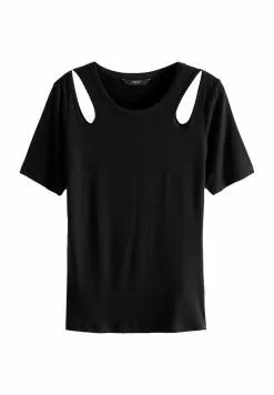 Next Damen SHORT SLEEVE - T-Shirt Basic - Black -Next Großes Kaufhaus dee93193f7a04d6c8662b2747a23b9dd