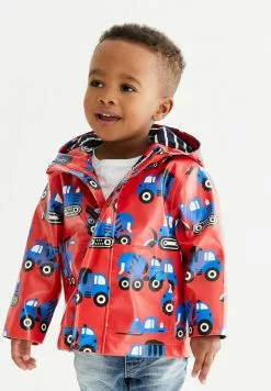 Next RUBBER EFFECT - Regenjacke / Wasserabweisende Jacke - Red Tractor | Kinder