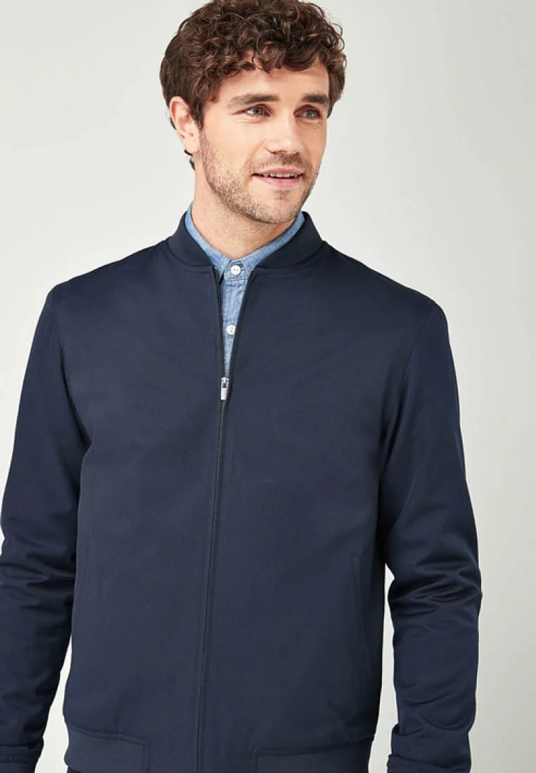 Next Herren Bomberjacke - Blue 4 Next Herren Bomberjacke - Blue – Bild 4