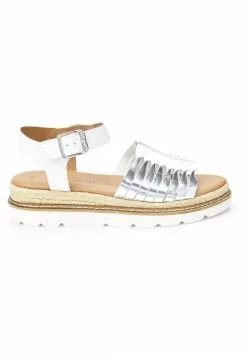 Next Damen FOREVER COMFORT TWIST - Trekkingsandale - White Silver