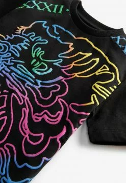 Next SHORT SLEEVE - T-Shirt Print - Black | Kinder -Next Großes Kaufhaus e0a295a387f14fe7b9799618cb49ea74