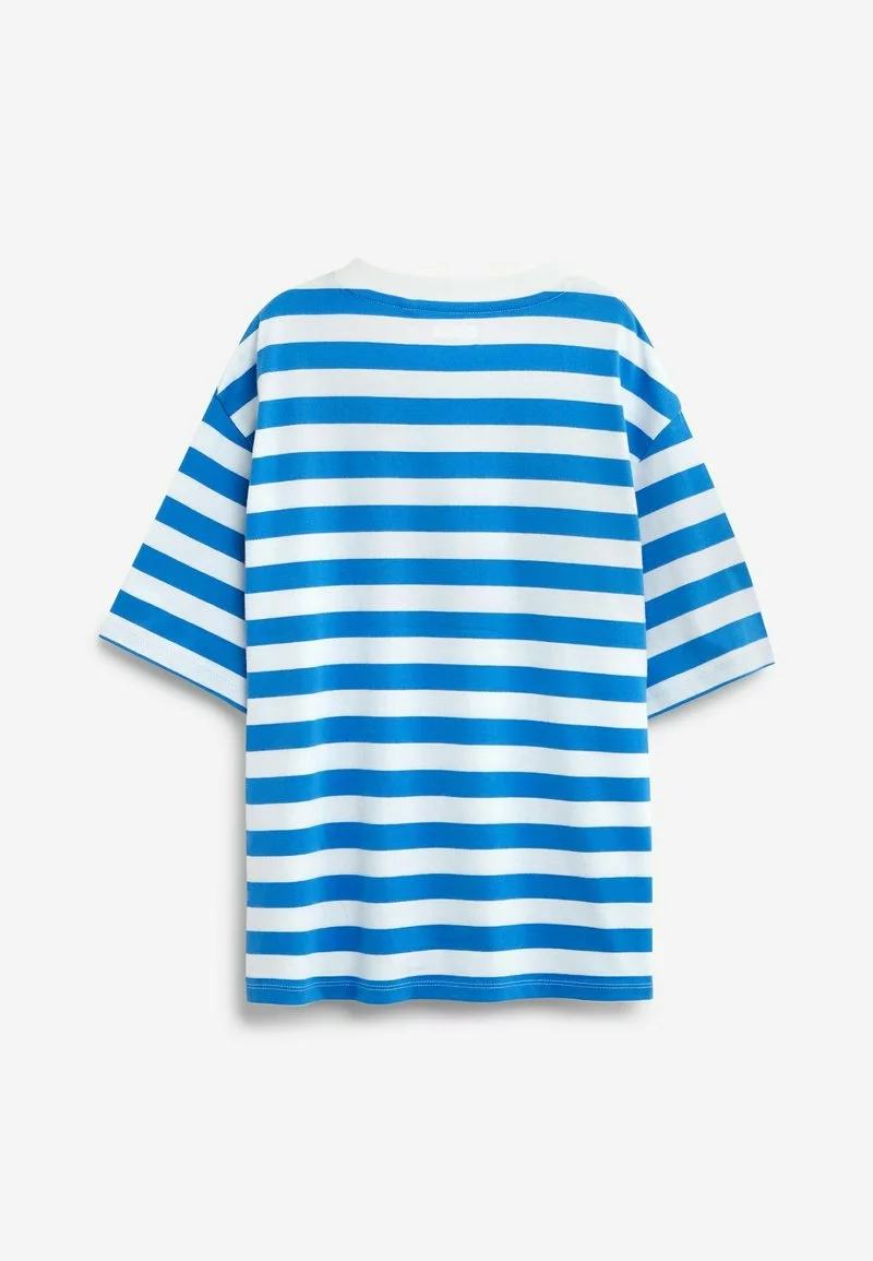 Next Kinder STRIPE COLORADO EMBROIDERY - T-Shirt Print - Blue White 2 Next Kinder STRIPE COLORADO EMBROIDERY - T-Shirt Print - Blue White – Bild 2