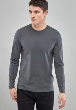 Next Herren Langarmshirt - Dark Grey