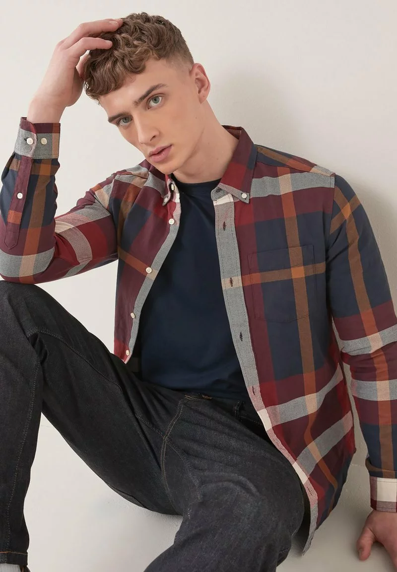 Next Herren Hemd - Dark Purple 5 Next Herren Hemd - Dark Purple – Bild 5