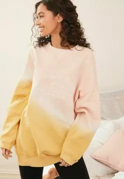 Next Damen Sweatshirt - Pink Yellow