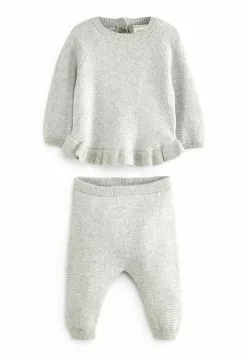 Next Kinder 2 PIECE SET - Strickpullover - Grey
