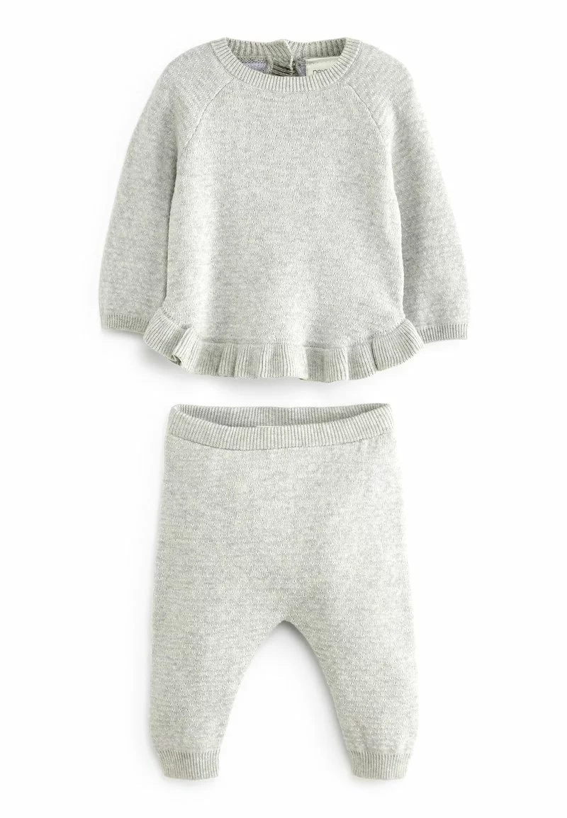 Next Kinder 2 PIECE SET - Strickpullover - Grey 1 Next Kinder 2 PIECE SET - Strickpullover - Grey