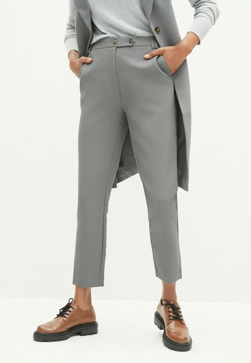 Next Damen SMART TAPER - Chino - Grey 1 Next Damen SMART TAPER - Chino - Grey