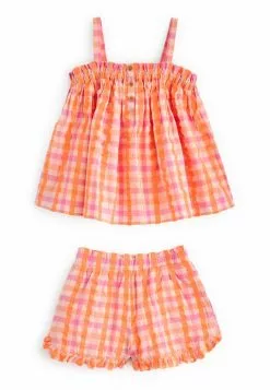 Next Kinder CAMI ORD SET - Shorts - Pink/orange Fluorescent