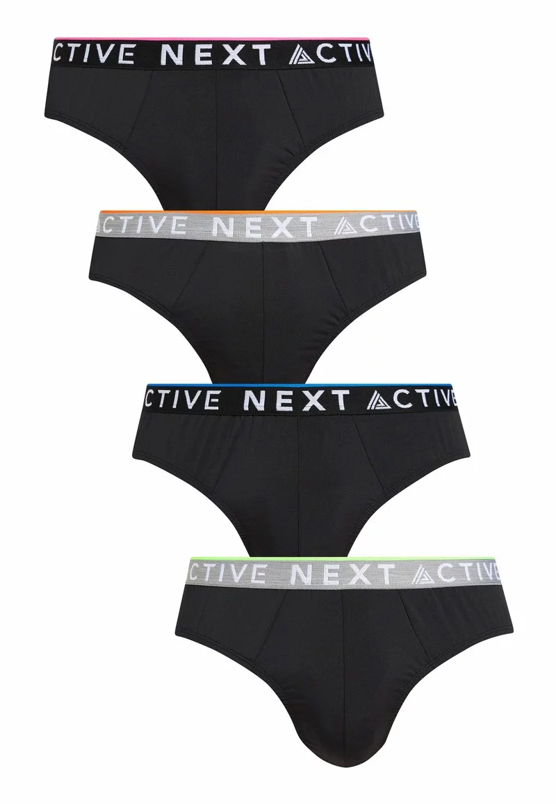 Next Herren ACTIVE SPORTS FOUR PACK - Slip - Black 1 Next Herren ACTIVE SPORTS FOUR PACK - Slip - Black