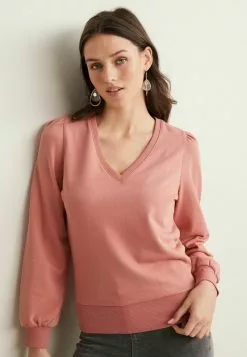 Next Damen PUFF SLEEVE - Sweatshirt - Blush Pink