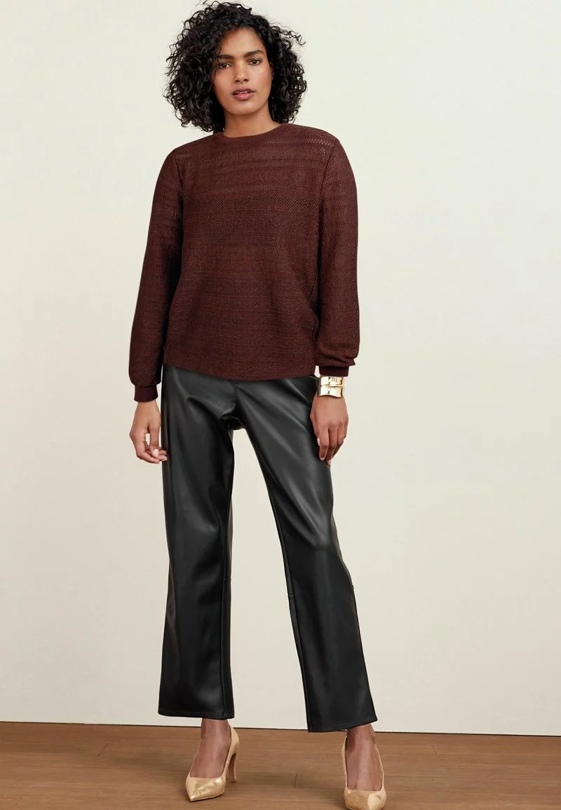 Next Damen CROCHET - Strickpullover - Berry 3 Next Damen CROCHET - Strickpullover - Berry – Bild 3