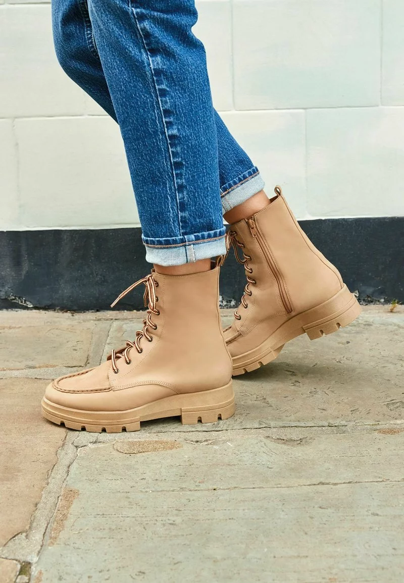 Next Damen FOREVER COMFORT - Schnürstiefelette - Yellow 1 Next Damen FOREVER COMFORT - Schnürstiefelette - Yellow