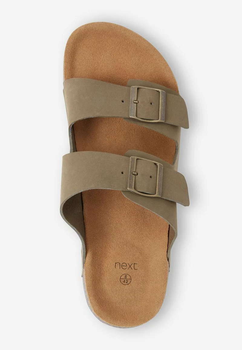 Next Herren BROWN TWO BUCKLE SANDAL - Hausschuh - Taupe 5 Next Herren BROWN TWO BUCKLE SANDAL - Hausschuh - Taupe – Bild 5