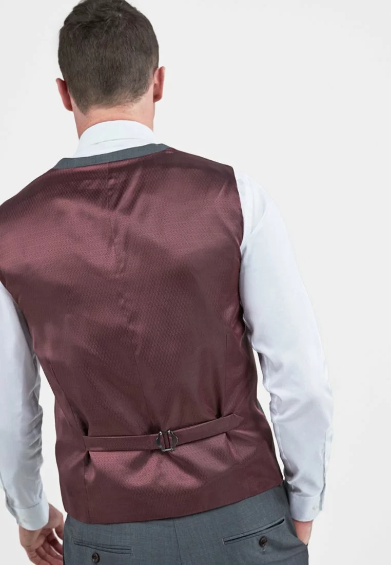 Next Herren SIGNATURE PLAIN SUIT: WAISTCOAT - Anzugweste - Light Grey 2 Next Herren SIGNATURE PLAIN SUIT: WAISTCOAT - Anzugweste - Light Grey – Bild 2