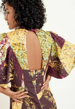 Next Damen FLUTTER SLEEVE MIDI - Freizeitkleid - Multicoloured -Next Großes Kaufhaus e71e9a30c03c48a798df40c5531eabaa