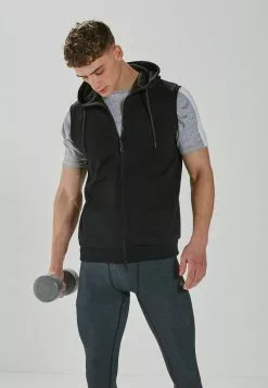 Next Herren SLEEVELESS - Sweatjacke - Black