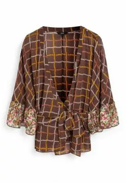 Next Damen WRAP - Bluse - Brown 9 Next Damen WRAP - Bluse - Brown -Next Großes Kaufhaus e7e5e08993674b8cb7e5cca3975b9000