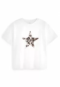 Next Kinder STAR - T-Shirt Print - Ecru White