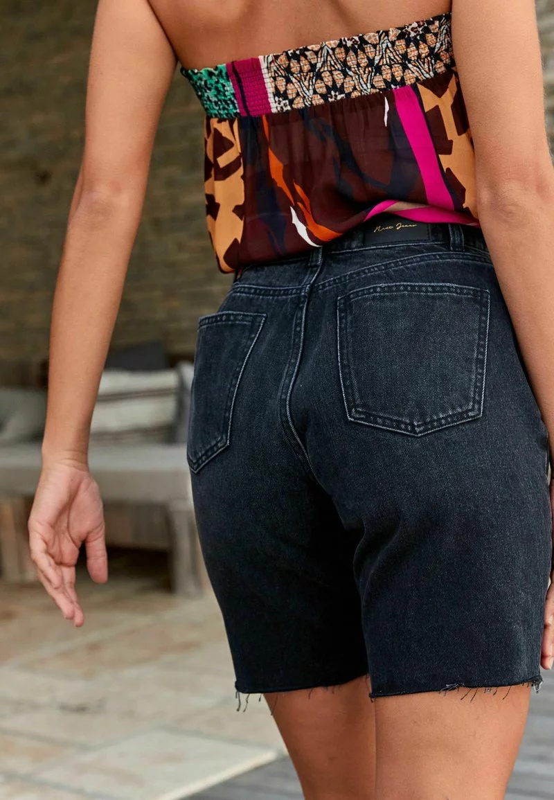 Next Damen Jeans Shorts - Washed Black 2 Next Damen Jeans Shorts - Washed Black – Bild 2