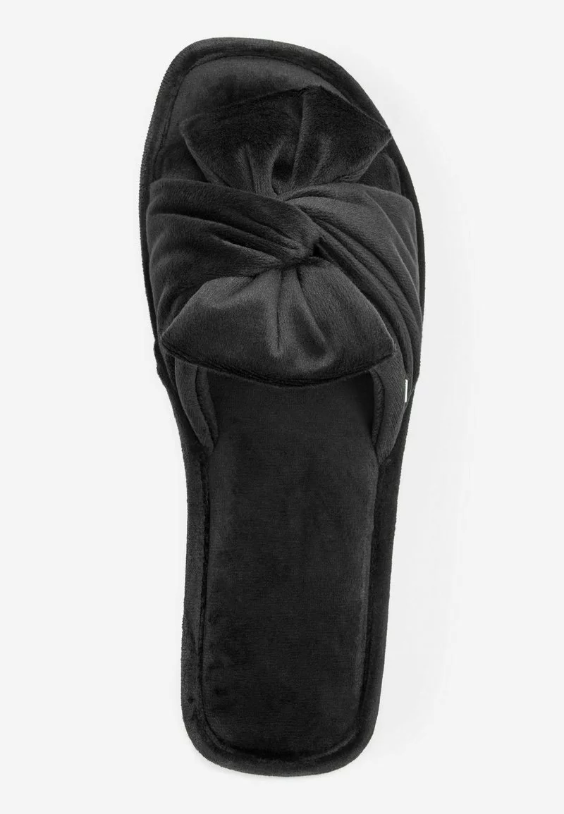 Next Damen VELOUR - Hausschuh - Black 3 Next Damen VELOUR - Hausschuh - Black – Bild 3