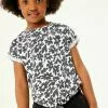 Next T-Shirt Print - Monochrome Floral | Kinder