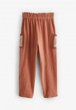 Next Kinder CROCHET POCKET - Stoffhose - Rust Brown -Next Großes Kaufhaus e955fb1ddaf64d88b579a4b346eb33fc