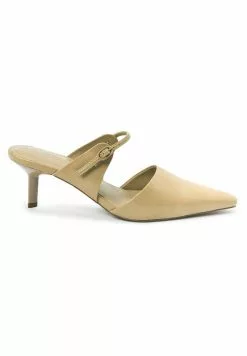 Next POINT TOE PART BUCKLE - Pantolette Hoch - Nude | Damen