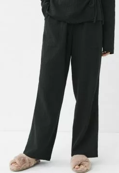 Next Damen TEXTURED - Nachtwäsche Hose - Black