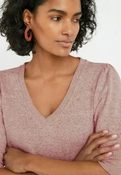 Next Damen COSY SHORT PUFF SLEEVE - T-Shirt Basic - Pink -Next Großes Kaufhaus e9f3db2c90884b6199963a25d308b3dd