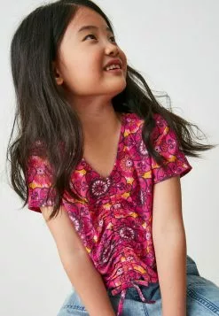 Next Kinder RUCHED - Bluse - Pink