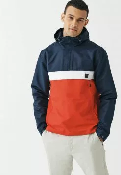 Next Herren OVERHEAD - Übergangsjacke - Navy Blue Red