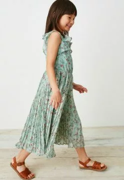 Next PLEATED CHIFFON - Jumpsuit - Mint Green Ditsy | Kinder
