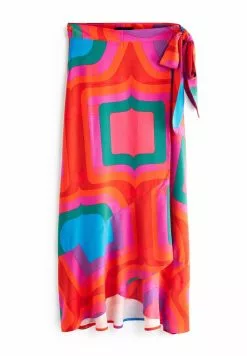 Next Wickelrock - Pink Geo Print | Damen -Next Großes Kaufhaus eb5cf1c8899c4a6fb3fbd0f558632d5e