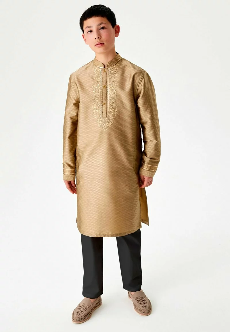 Next KURTA - Blusenkleid - Gold | Kinder 1 Next KURTA - Blusenkleid - Gold | Kinder