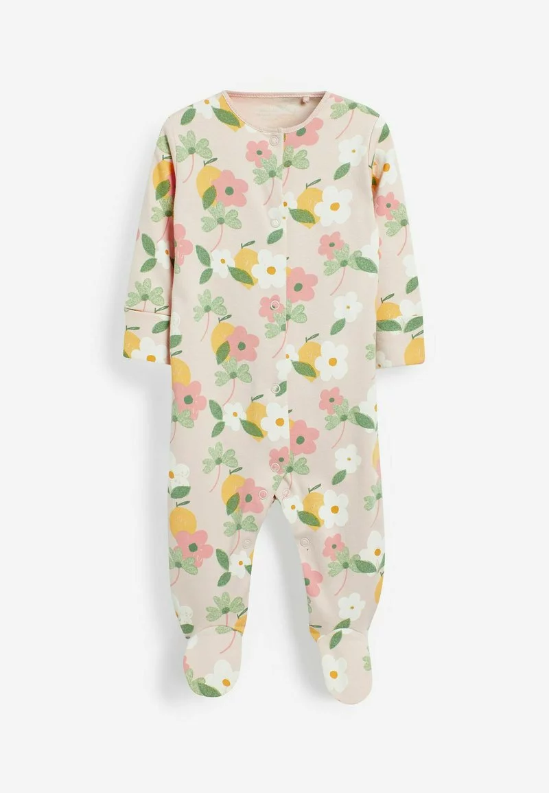 Next Kinder Strampler - Pink/green Floral Baby 4 Next Kinder Strampler - Pink/green Floral Baby – Bild 4