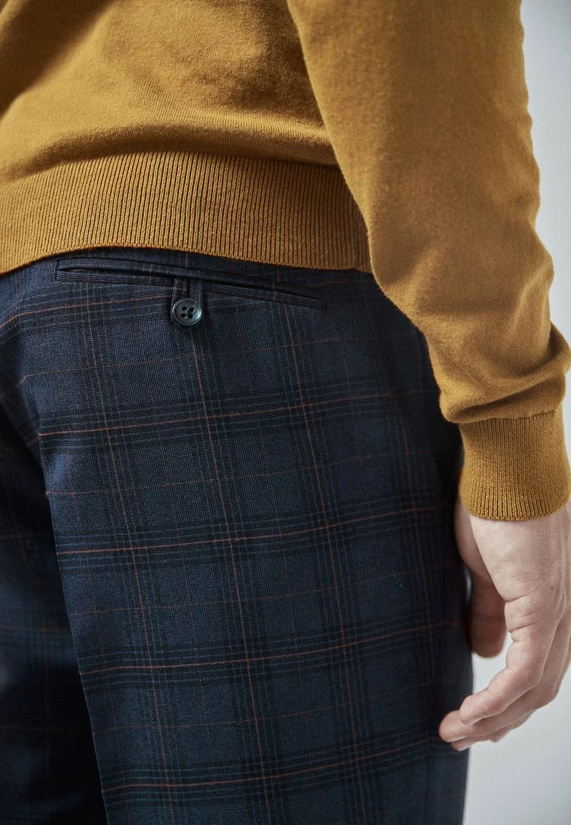 Next Herren REGULAR FIT CHECK - Chino - Blue 4 Next Herren REGULAR FIT CHECK - Chino - Blue – Bild 4