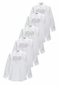 Next Kinder 5 PACK LONG SLEEVE - Hemdbluse - White