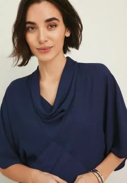 Next COWL NECK - Freizeitkleid - Dark Blue | Damen -Next Großes Kaufhaus ec2232c91fb5454f87cb6360d4967381