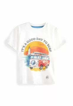 Next Kinder SURFER CAMPER VAN GRAPHIC SHORT SLEEVE - T-Shirt Print - White