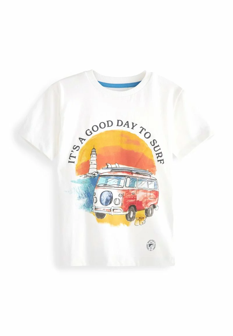Next Kinder SURFER CAMPER VAN GRAPHIC SHORT SLEEVE - T-Shirt Print - White 1 Next Kinder SURFER CAMPER VAN GRAPHIC SHORT SLEEVE - T-Shirt Print - White