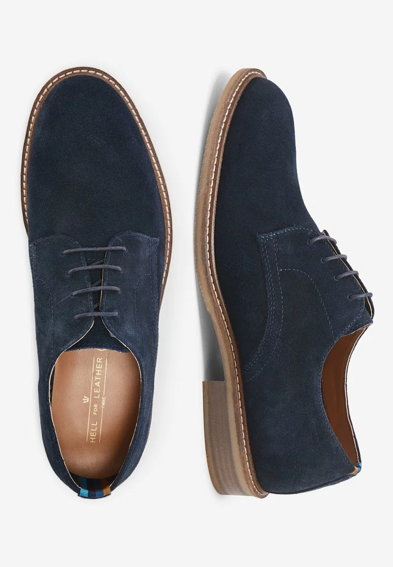 Next NAVY SUEDE DERBY SHOES - Business-Schnürer - Blue | Herren 2 Next NAVY SUEDE DERBY SHOES - Business-Schnürer - Blue | Herren – Bild 2