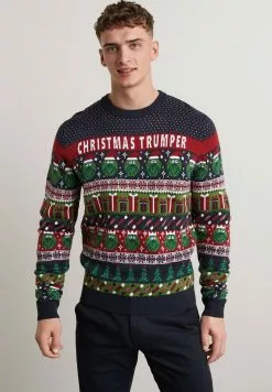 Next Herren CHRISTMAS - Strickpullover - Multicoloured