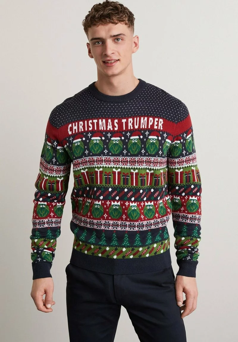 Next Herren CHRISTMAS - Strickpullover - Multicoloured 1 Next Herren CHRISTMAS - Strickpullover - Multicoloured