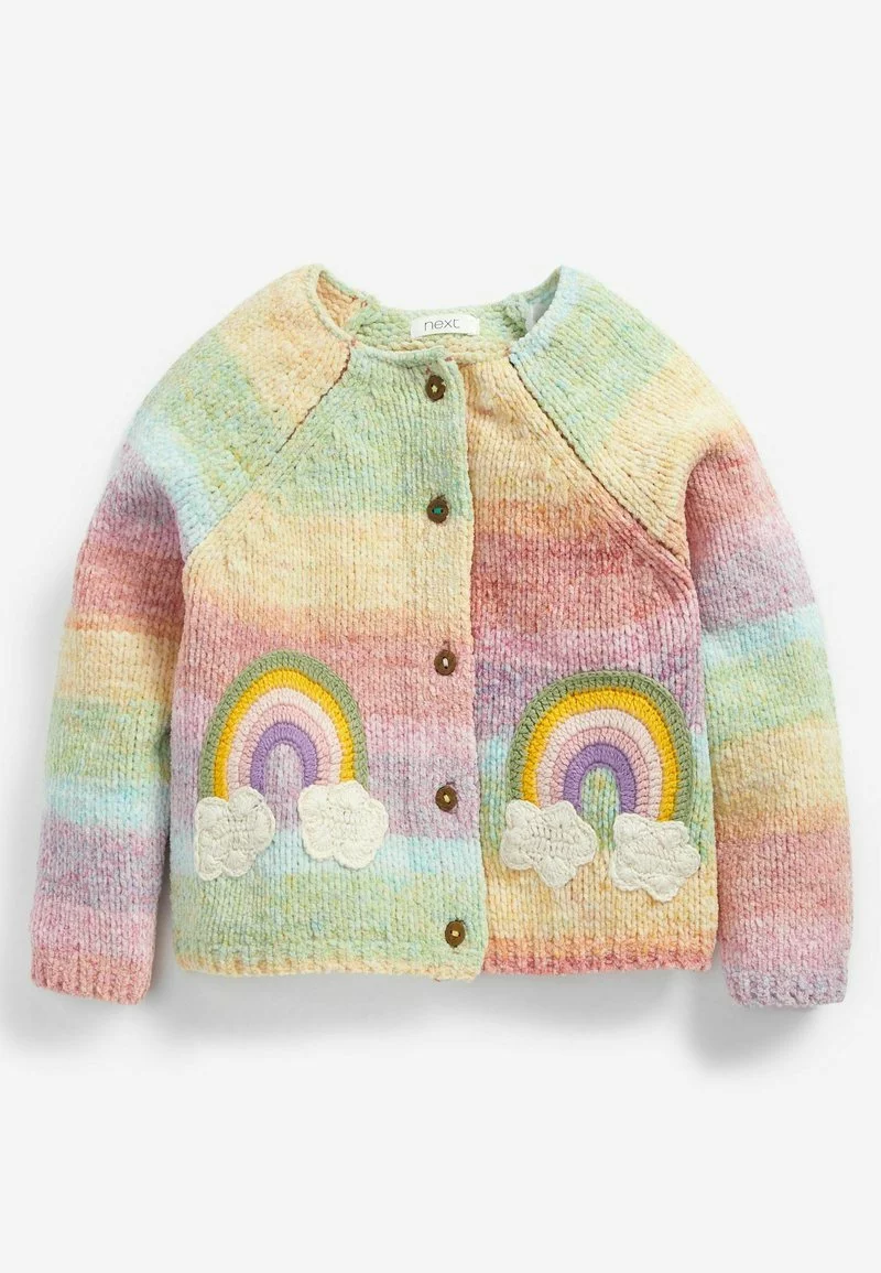 Next Kinder CHENILLE - Strickjacke - Pink 3 Next Kinder CHENILLE - Strickjacke - Pink – Bild 3