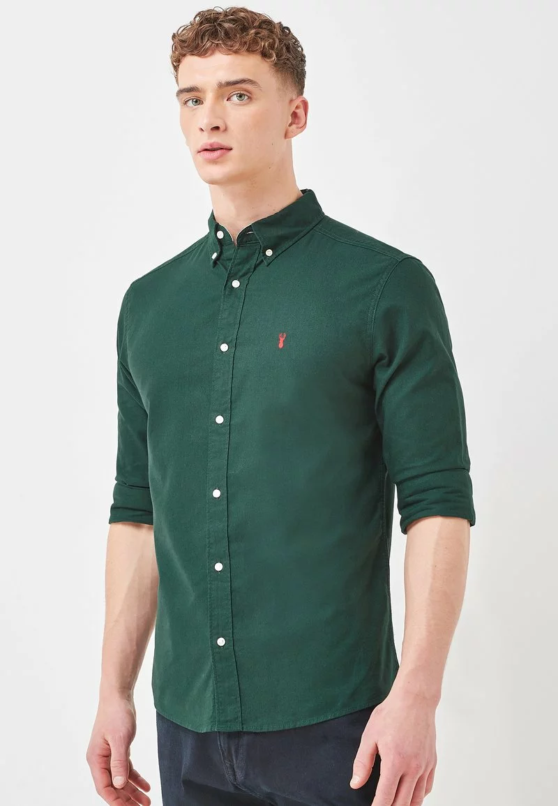Next Herren LONG SLEEVE - Hemd - Green 1 Next Herren LONG SLEEVE - Hemd - Green