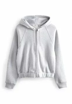Next Damen Sweatjacke - Grey Marl -Next Großes Kaufhaus ee34ff41a4d047fbac11a9eadde6ee04