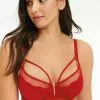 Next Damen DDG MESH NON PAD BALCONY - Bügel BH - Red