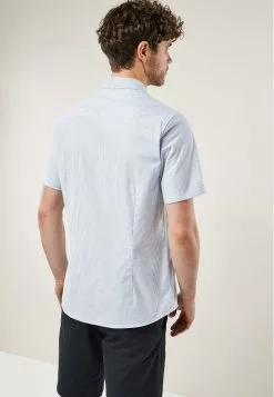 Next Herren SHORT SLEEVE STRIPE OXFORD - Hemd - Blue -Next Großes Kaufhaus f01fb1725b7d4035bc351caefc4eb7c0