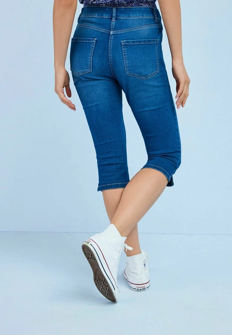 Next Damen PEDAL PUSHER - Jeans Shorts - Dark Blue 3 Next Damen PEDAL PUSHER - Jeans Shorts - Dark Blue – Bild 3